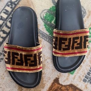 Fendi Fur Slides